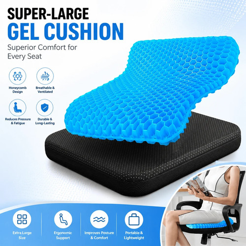 Cuscino sedile gel ortopedico - sedile,