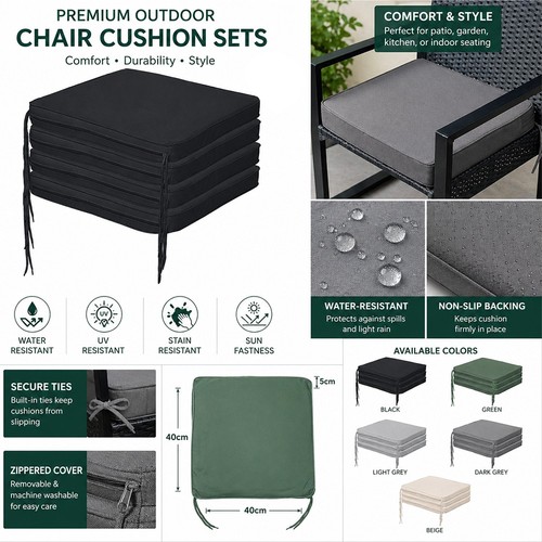 Cuscino sedia giardino - ,
